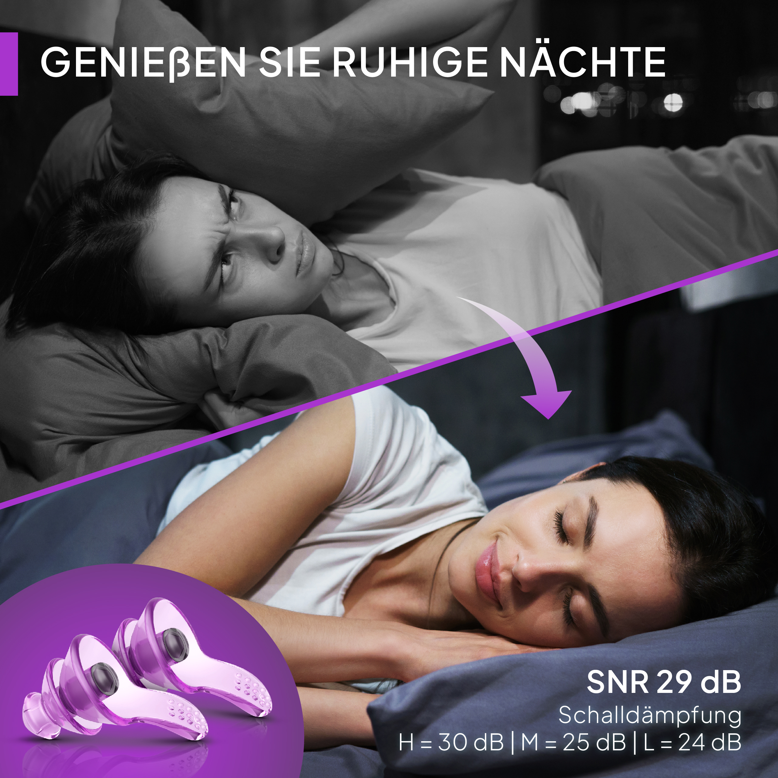 Genießen Sie ruhige Nächte