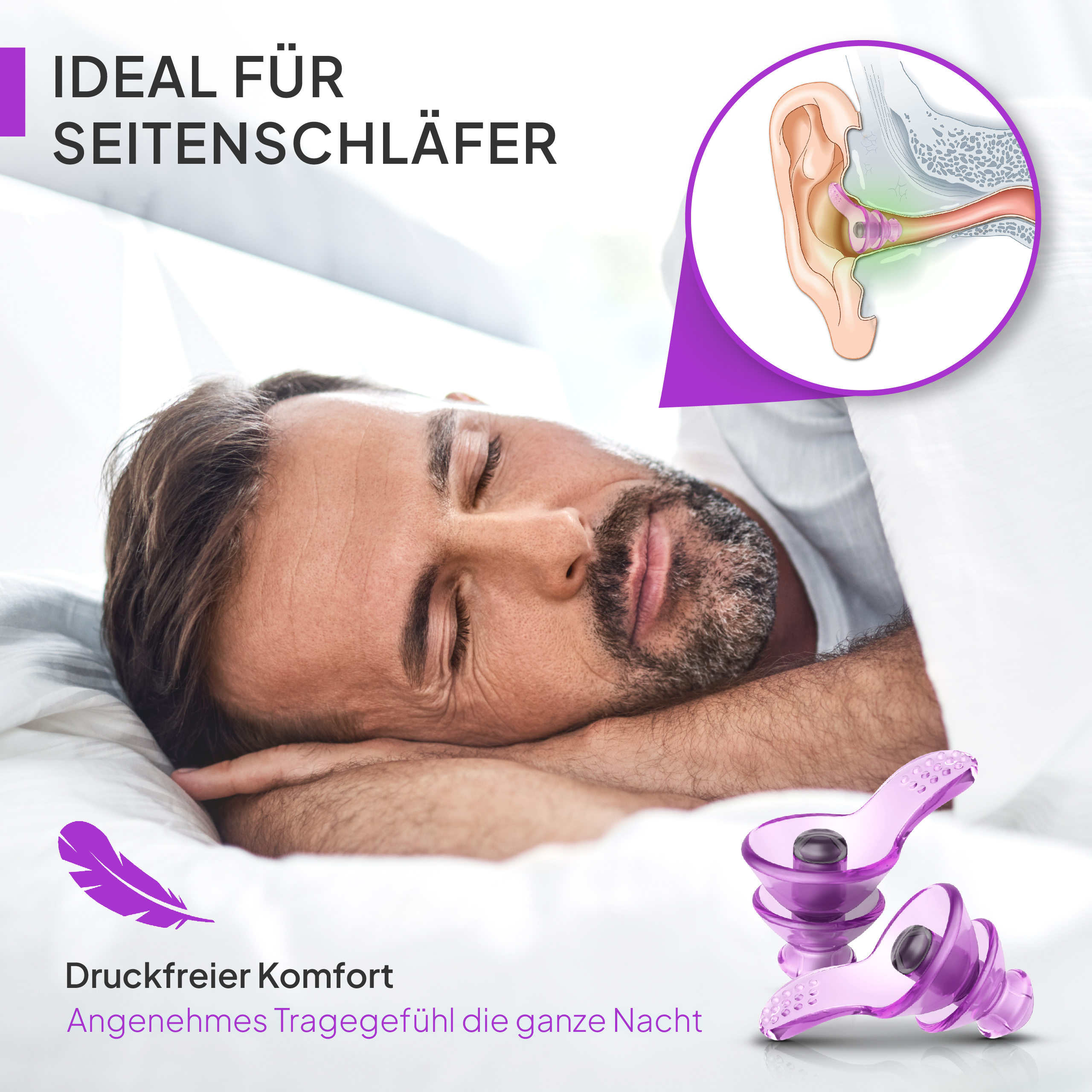 Ideal für Seitenschläfer